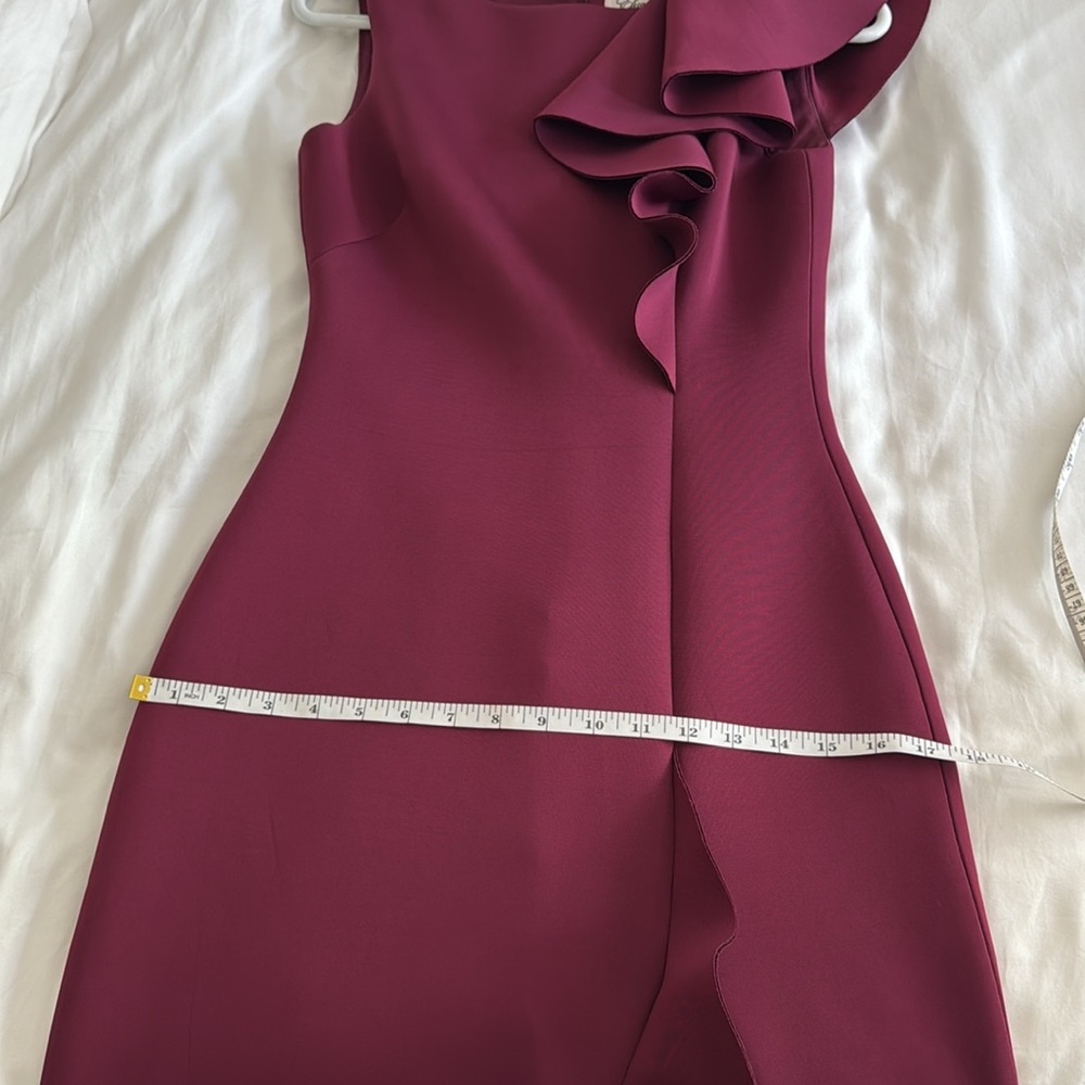 Eliza J Maroon Formal Gown - Picture 5 of 5